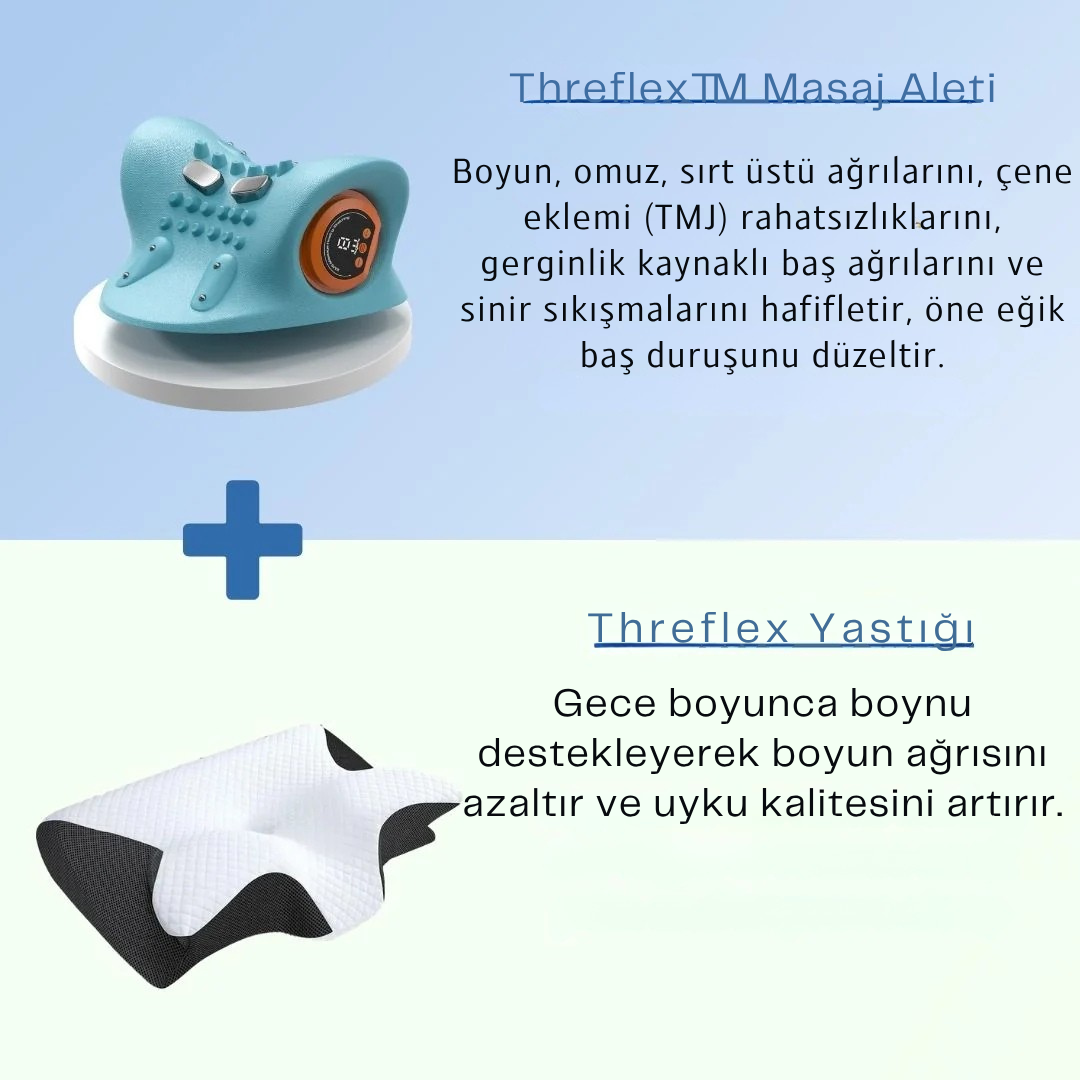 TheraFlex™ – 4’ü 1 Arada Boyun Terapi ve Masaj Cihazı