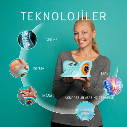 TheraFlex™ – 4’ü 1 Arada Boyun Terapi ve Masaj Cihazı