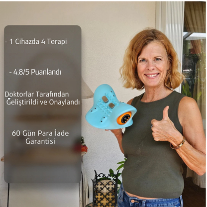 TheraFlex™ – 4’ü 1 Arada Boyun Terapi ve Masaj Cihazı